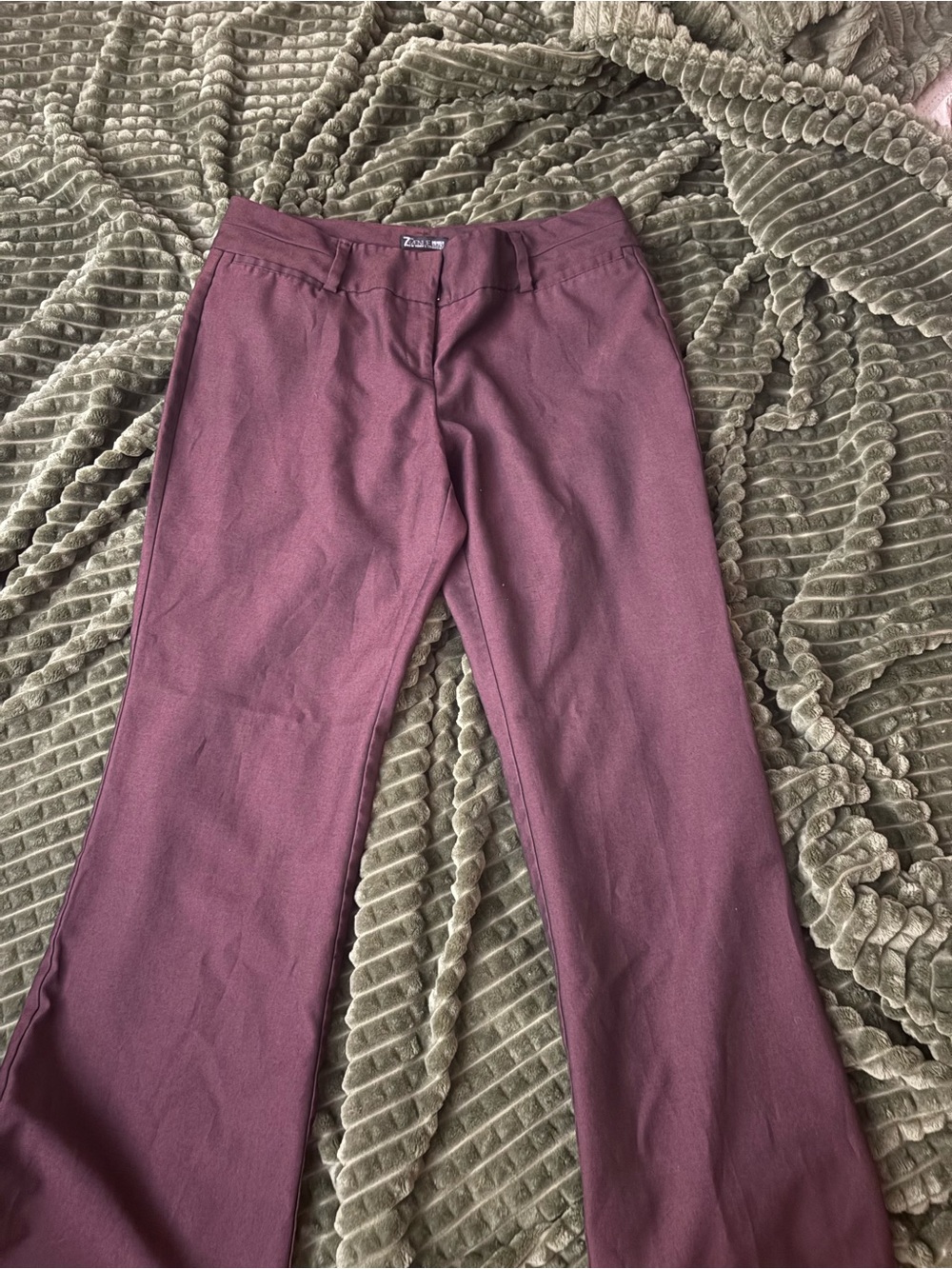 New York & Company Wide-Leg Pants in Plum